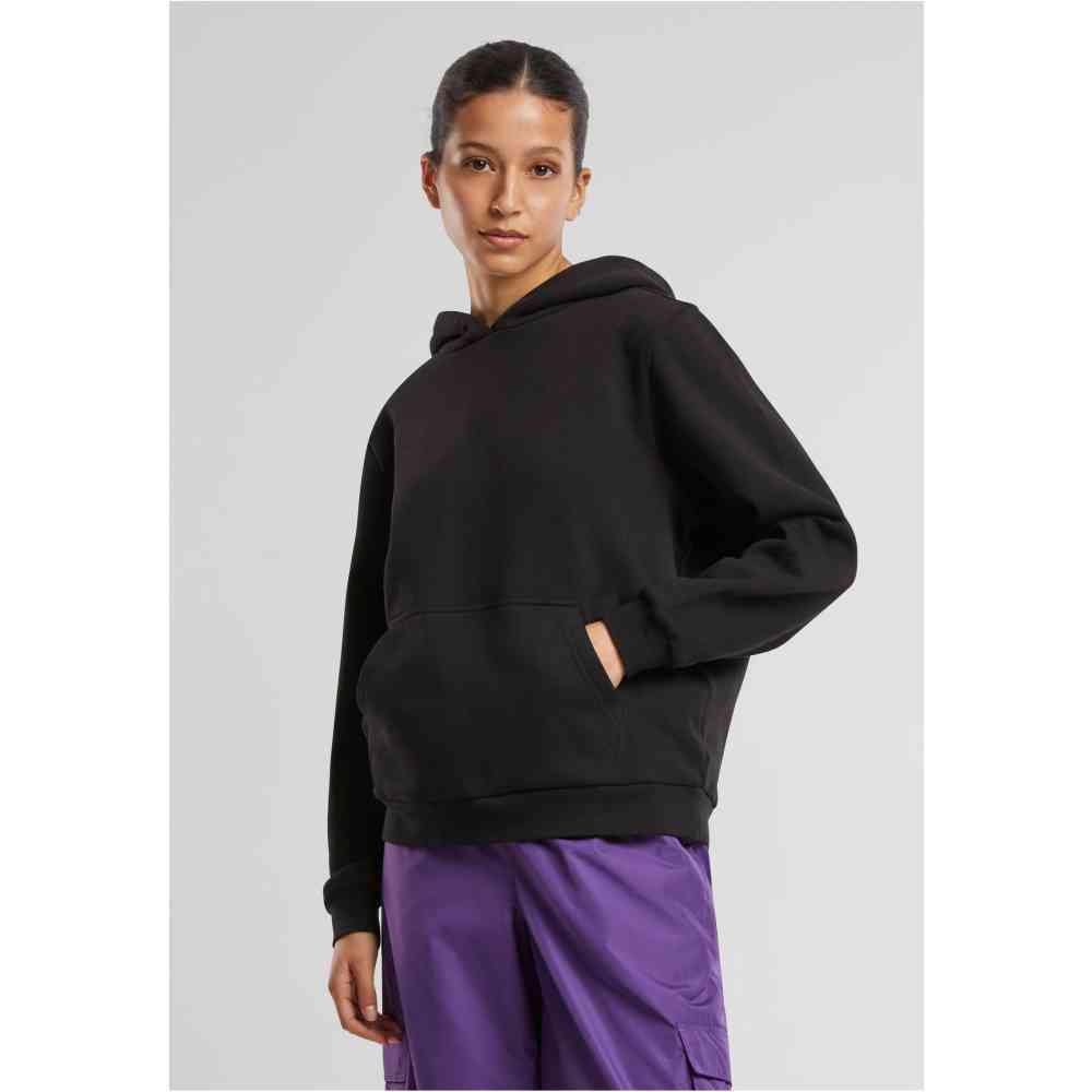 Urban Classics - Loose Brushed Fleece Kapuzenpullover/hoodie - Schwarz